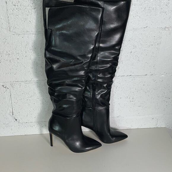 Inc Womens Black Slouch Iyonna Pointed Toe Stiletto Dress Boots 5.5 M - Picture 12 of 16